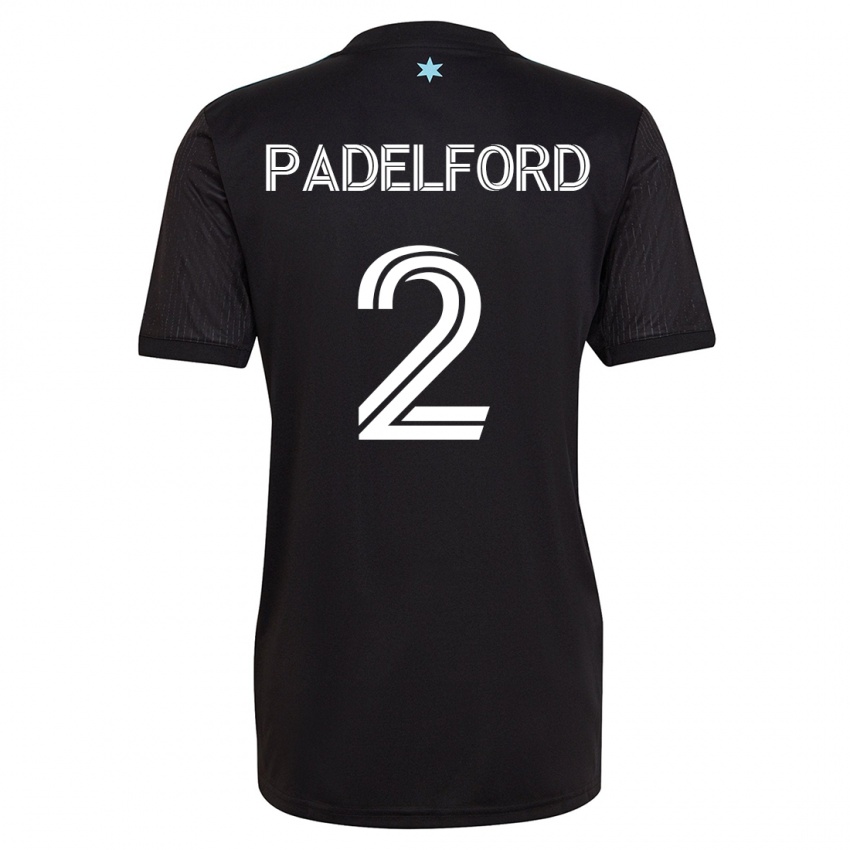 Homem Camisola Devin Padelford #2 Preto Principal 2023/24 Camisa Brasil