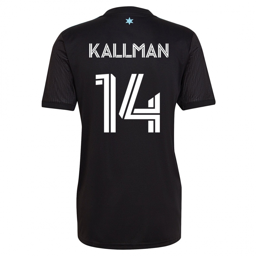 Homem Camisola Brent Kallman #14 Preto Principal 2023/24 Camisa Brasil