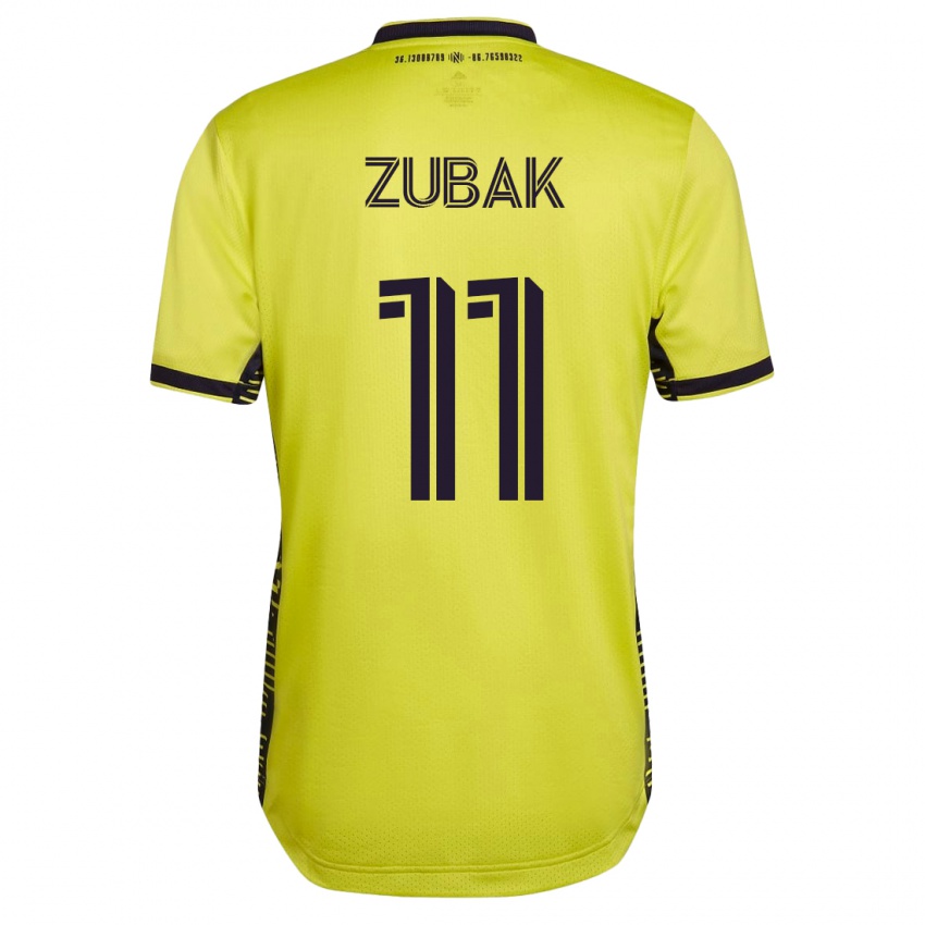 Homem Camisola Ethan Zubak #11 Amarelo Principal 2023/24 Camisa Brasil