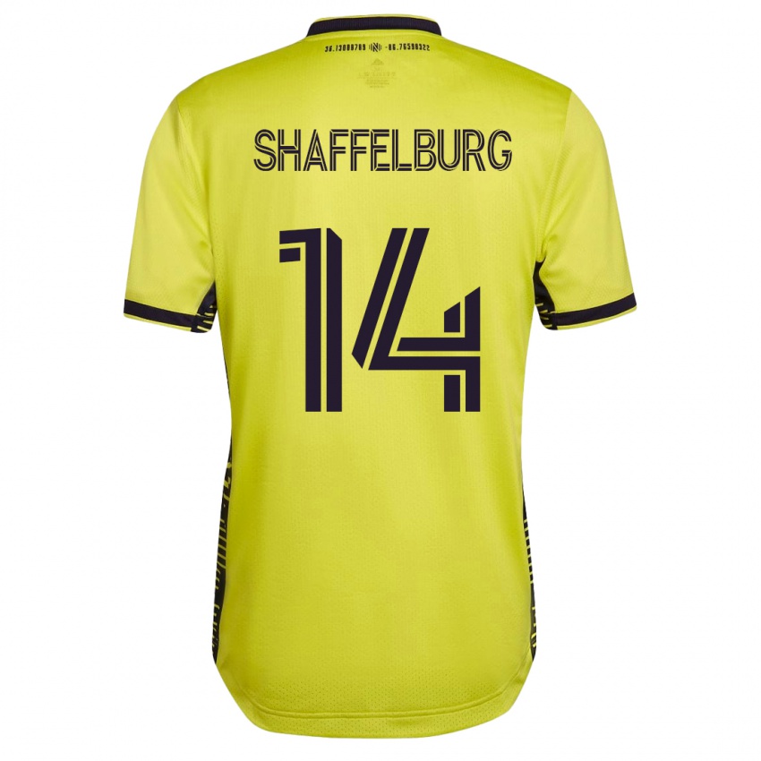 Homem Camisola Jacob Shaffelburg #14 Amarelo Principal 2023/24 Camisa Brasil