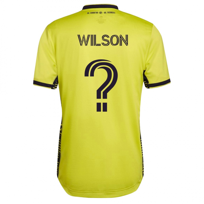Homem Camisola Dominic Wilson #0 Amarelo Principal 2023/24 Camisa Brasil
