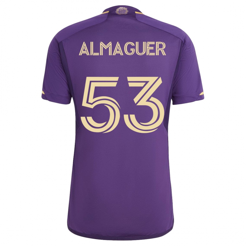 Homem Camisola Jorge Almaguer #53 Tolet Principal 2023/24 Camisa Brasil