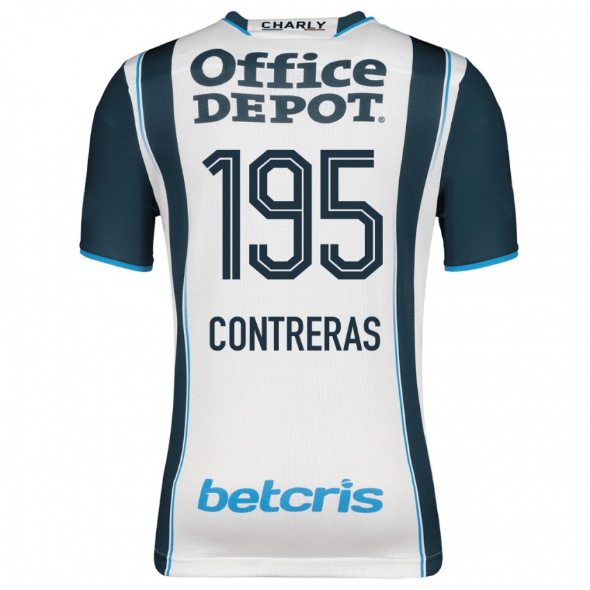 Homem Camisola Ari Contreras #195 Marinha Principal 2023/24 Camisa Brasil