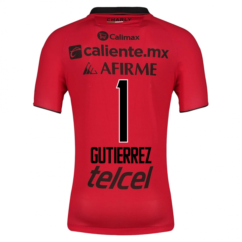 Homem Camisola Alejandra Gutierrez #1 Vermelho Principal 2023/24 Camisa Brasil