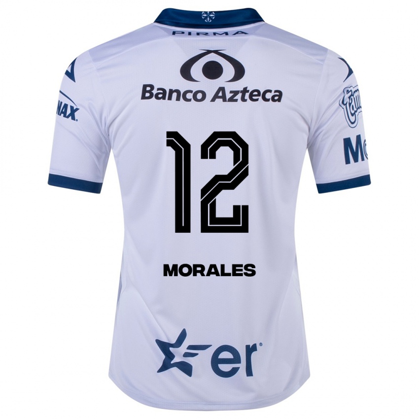 Homem Camisola Karla Morales #12 Branco Principal 2023/24 Camisa Brasil