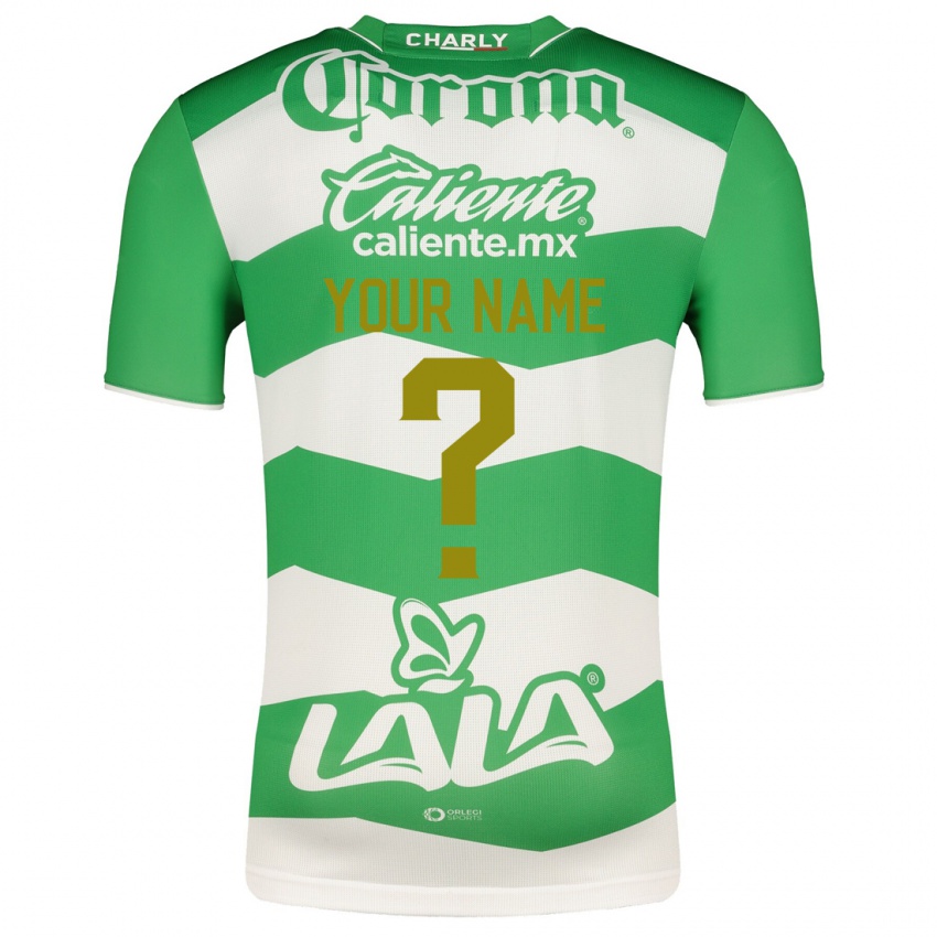 Homem Camisola Seu Nome #0 Verde Principal 2023/24 Camisa Brasil