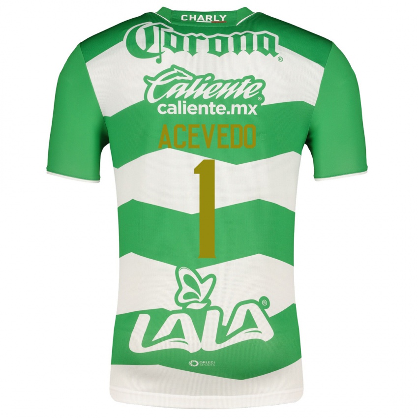 Homem Camisola Carlos Acevedo #1 Verde Principal 2023/24 Camisa Brasil