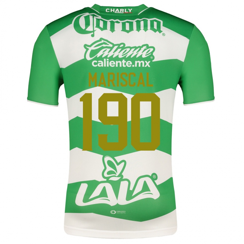 Homem Camisola Salvador Mariscal #190 Verde Principal 2023/24 Camisa Brasil