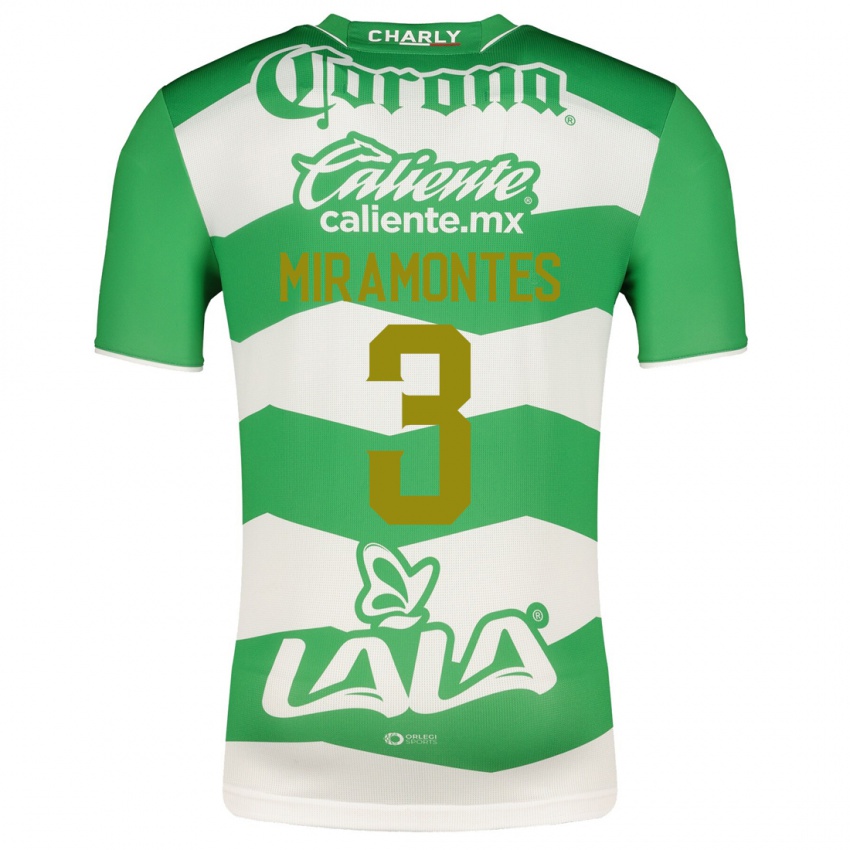Homem Camisola Natalia Miramontes #3 Verde Principal 2023/24 Camisa Brasil