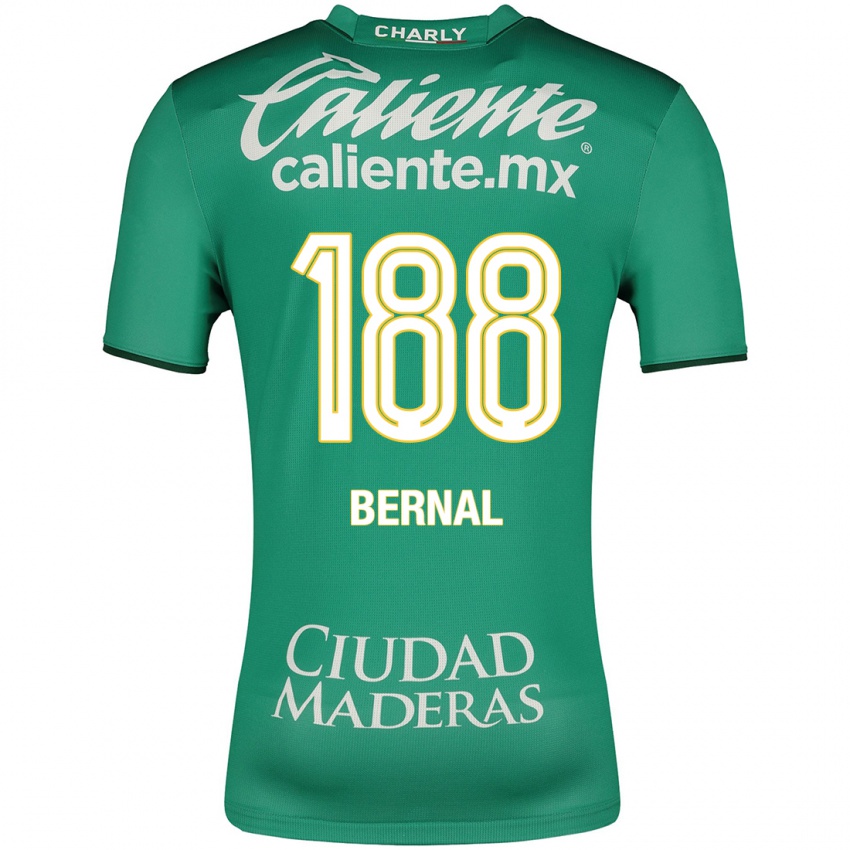 Homem Camisola Juan Bernal #188 Verde Principal 2023/24 Camisa Brasil