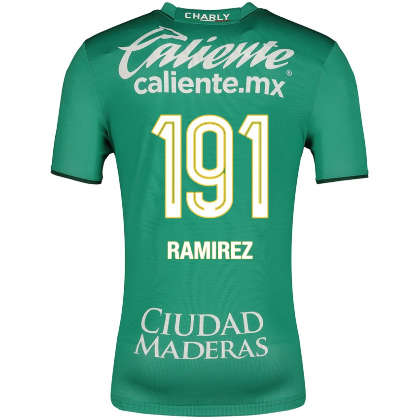 Homem Camisola Ian Ramírez #191 Verde Principal 2023/24 Camisa Brasil