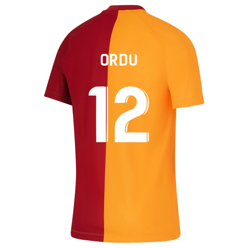 Homem Camisola Atakan Ordu #12 Laranja Principal 2023/24 Camisa Brasil