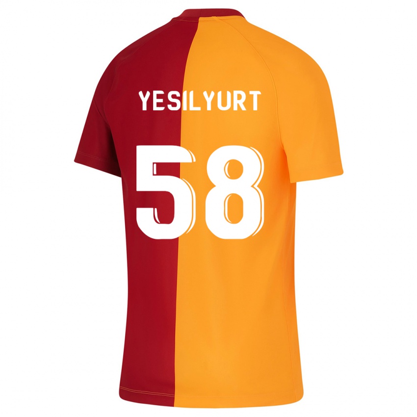 Homem Camisola Ali Yeşilyurt #58 Laranja Principal 2023/24 Camisa Brasil