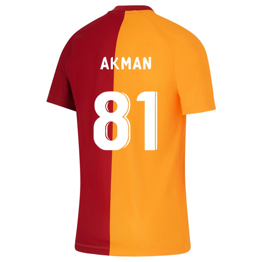 Homem Camisola Hamza Akman #81 Laranja Principal 2023/24 Camisa Brasil