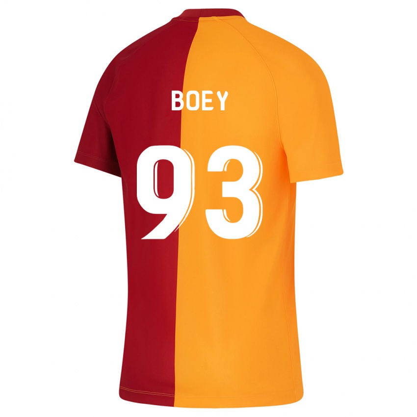 Homem Camisola Sacha Boey #93 Laranja Principal 2023/24 Camisa Brasil