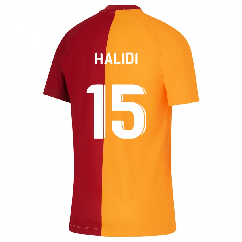 Homem Camisola Isa Halidi #15 Laranja Principal 2023/24 Camisa Brasil