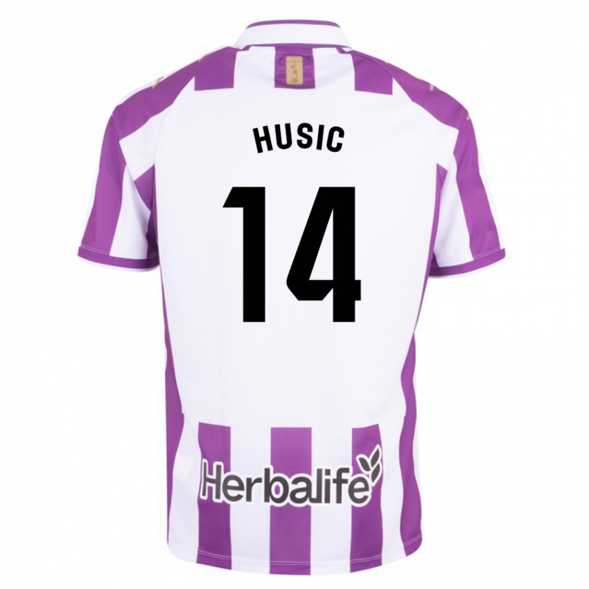 Homem Camisola Salih Husic #14 Roxo Principal 2023/24 Camisa Brasil