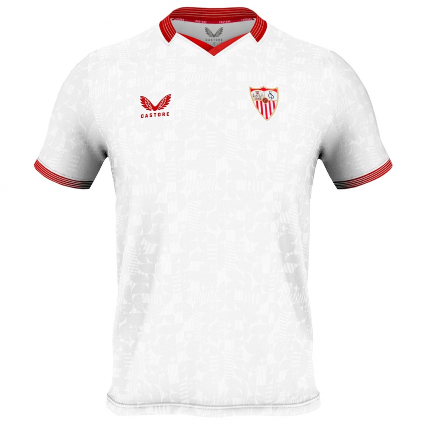 Homem Camisola Fran Ostos #2 Branco Principal 2023/24 Camisa Brasil