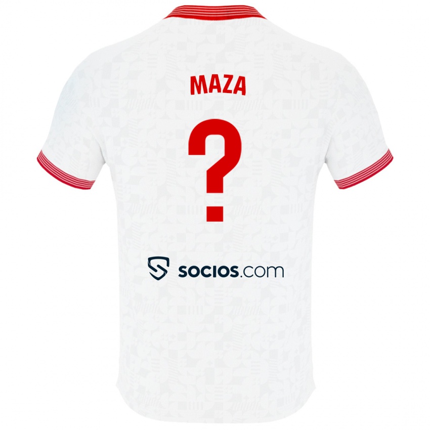 Homem Camisola Manuel Maza #0 Branco Principal 2023/24 Camisa Brasil
