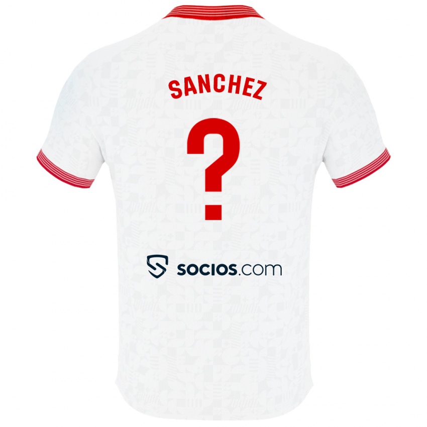 Homem Camisola Carlos Sanchez #0 Branco Principal 2023/24 Camisa Brasil