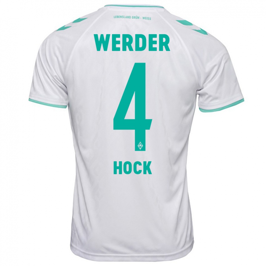 Homem Camisola Alexander Höck #4 Branco Alternativa 2023/24 Camisa Brasil