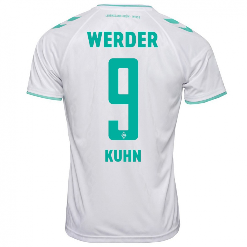 Homem Camisola Philipp Kühn #9 Branco Alternativa 2023/24 Camisa Brasil