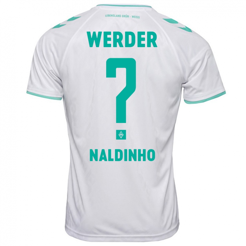 Homem Camisola Naldinho #0 Branco Alternativa 2023/24 Camisa Brasil