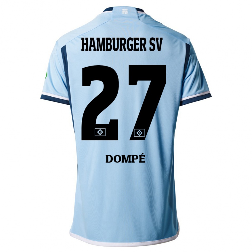 Homem Camisola Jean-Luc Dompé #27 Azul Alternativa 2023/24 Camisa Brasil