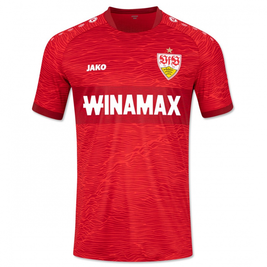 Homem Camisola Maksim Klickovic #0 Vermelho Alternativa 2023/24 Camisa Brasil