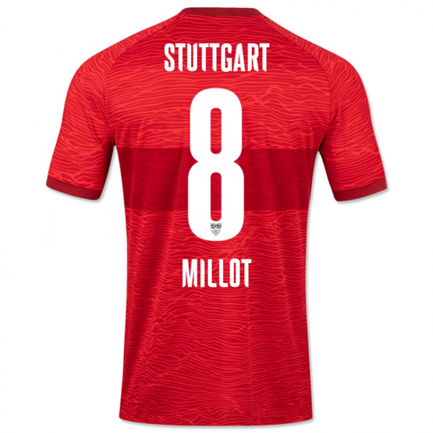Homem Camisola Enzo Millot #8 Vermelho Alternativa 2023/24 Camisa Brasil