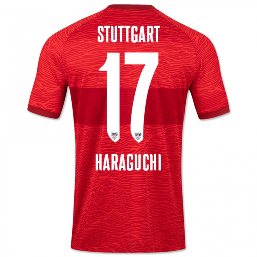 Homem Camisola Genki Haraguchi #17 Vermelho Alternativa 2023/24 Camisa Brasil