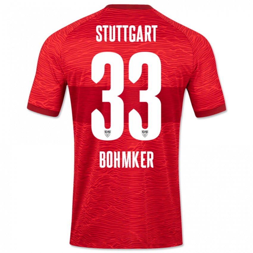 Homem Camisola Finn Böhmker #33 Vermelho Alternativa 2023/24 Camisa Brasil