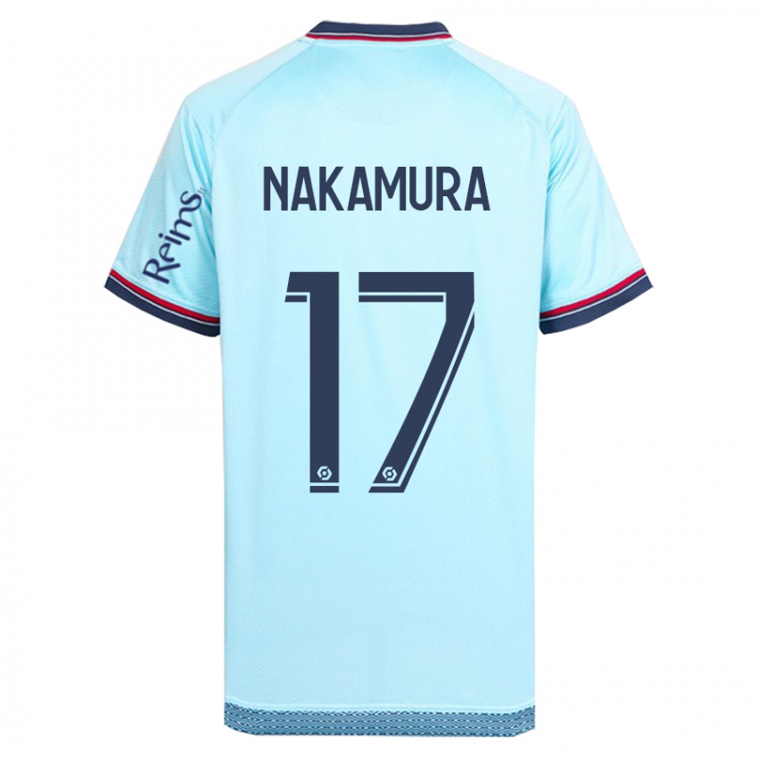 Homem Camisola Keito Nakamura #17 Céu Azul Alternativa 2023/24 Camisa Brasil