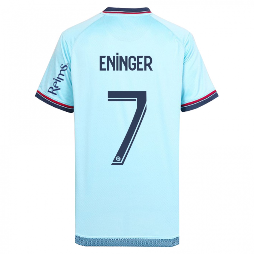 Homem Camisola Thelma Eninger #7 Céu Azul Alternativa 2023/24 Camisa Brasil