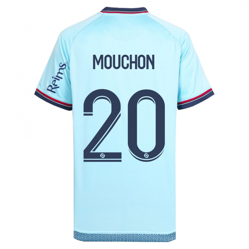 Homem Camisola Noemie Mouchon #20 Céu Azul Alternativa 2023/24 Camisa Brasil