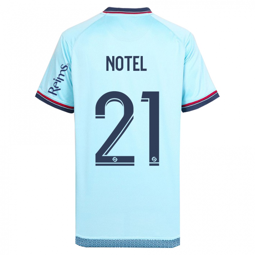 Homem Camisola Lea Notel #21 Céu Azul Alternativa 2023/24 Camisa Brasil