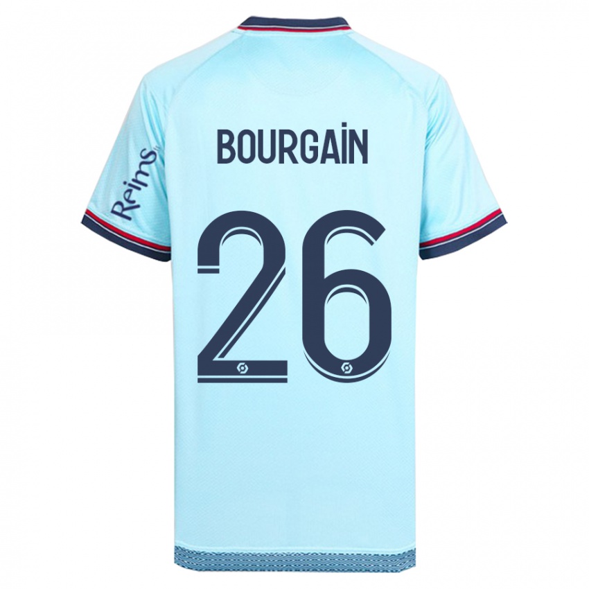 Homem Camisola Lea Bourgain #26 Céu Azul Alternativa 2023/24 Camisa Brasil