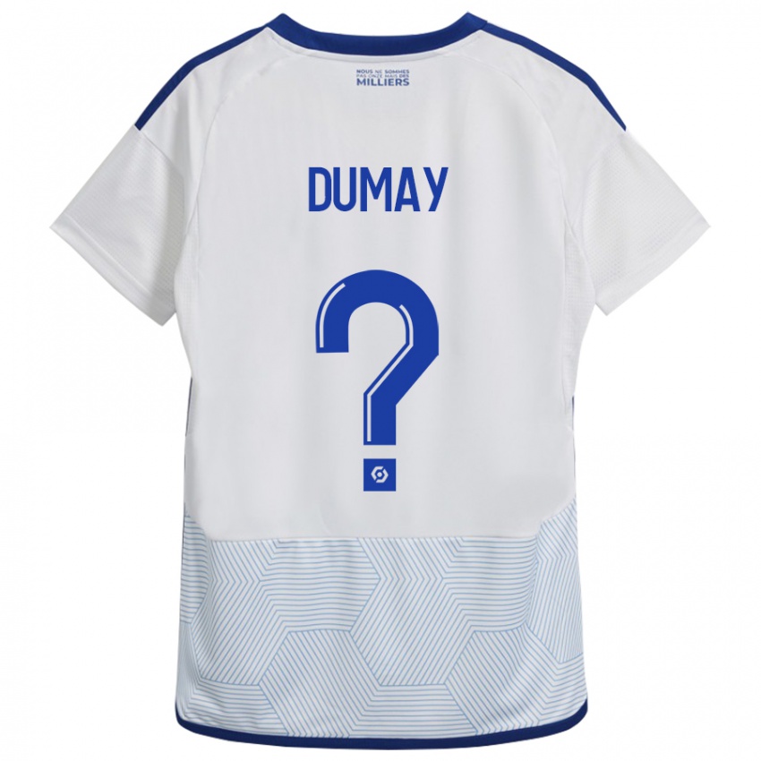 Homem Camisola Yoann Dumay #0 Branco Alternativa 2023/24 Camisa Brasil