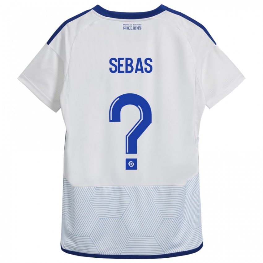 Homem Camisola Jérémy Sebas #0 Branco Alternativa 2023/24 Camisa Brasil