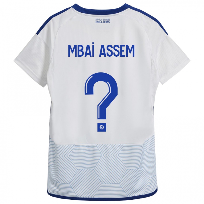 Homem Camisola Chris Mbaï-Assem #0 Branco Alternativa 2023/24 Camisa Brasil