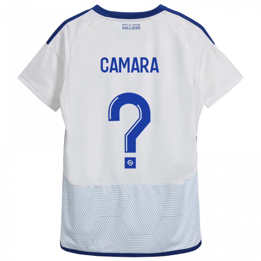 Homem Camisola Alseny Camara #0 Branco Alternativa 2023/24 Camisa Brasil