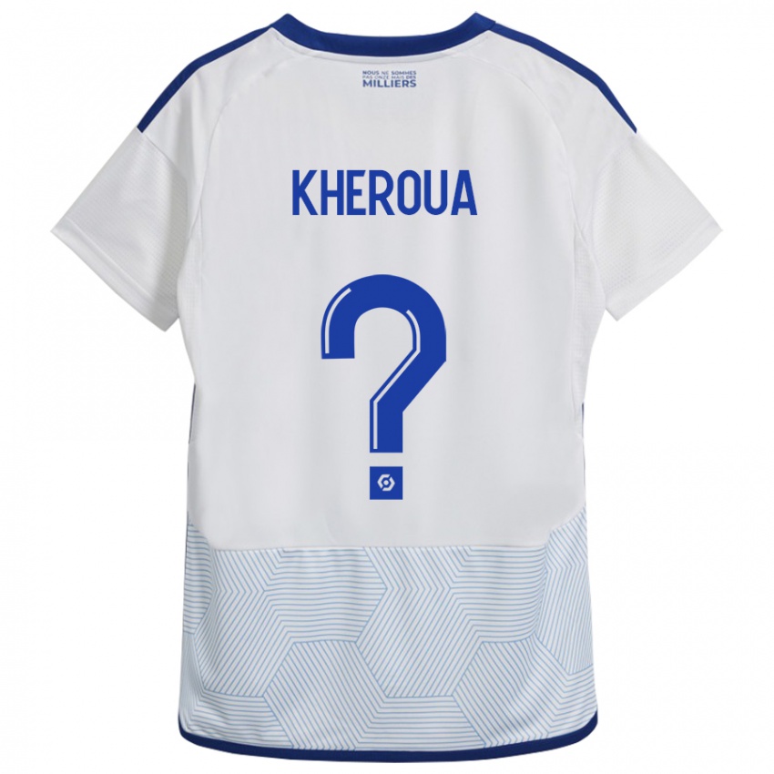 Homem Camisola Nail Kheroua #0 Branco Alternativa 2023/24 Camisa Brasil