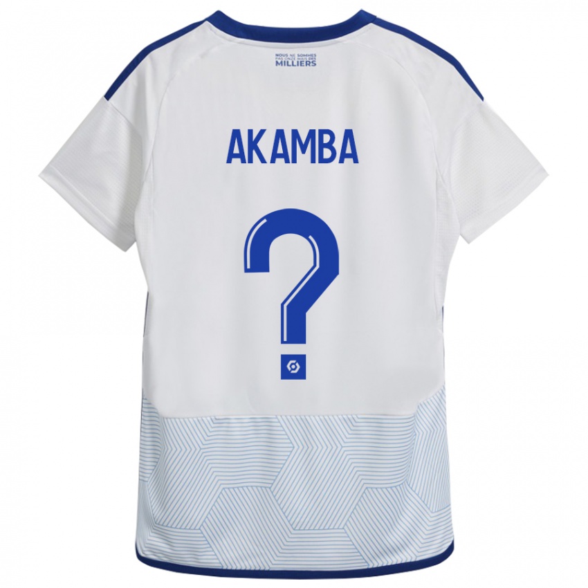 Homem Camisola Fred Akamba #0 Branco Alternativa 2023/24 Camisa Brasil