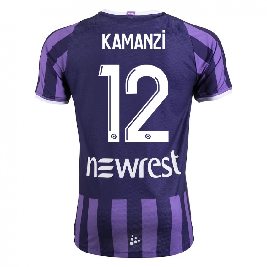 Homem Camisola Warren Kamanzi #12 Roxo Alternativa 2023/24 Camisa Brasil