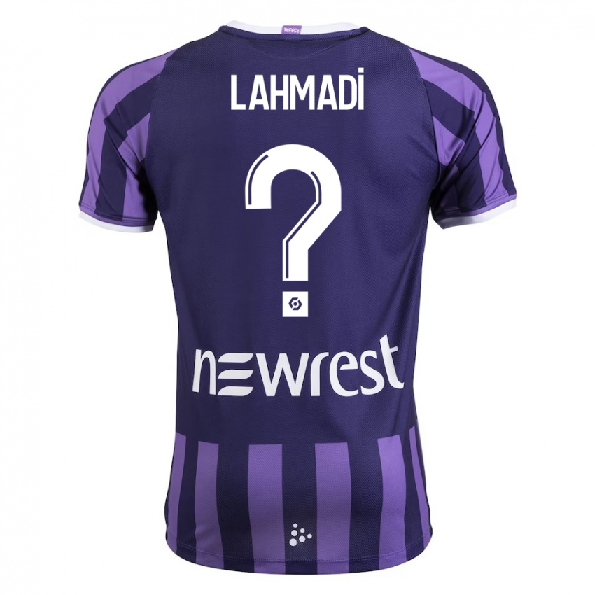 Homem Camisola Noah Lahmadi #0 Roxo Alternativa 2023/24 Camisa Brasil