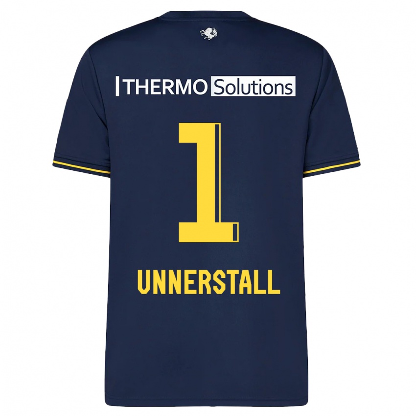 Homem Camisola Lars Unnerstall #1 Marinha Alternativa 2023/24 Camisa Brasil