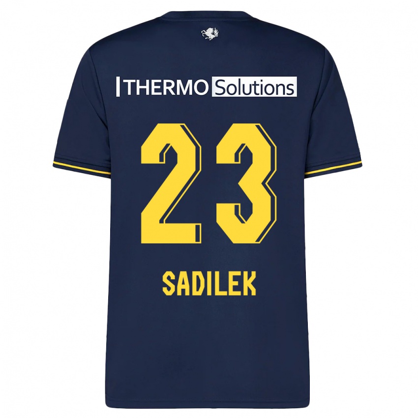 Homem Camisola Michal Sadilek #23 Marinha Alternativa 2023/24 Camisa Brasil