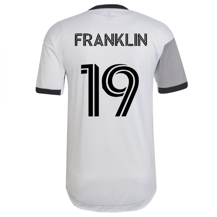 Homem Camisola Kobe Franklin #19 Branco Alternativa 2023/24 Camisa Brasil