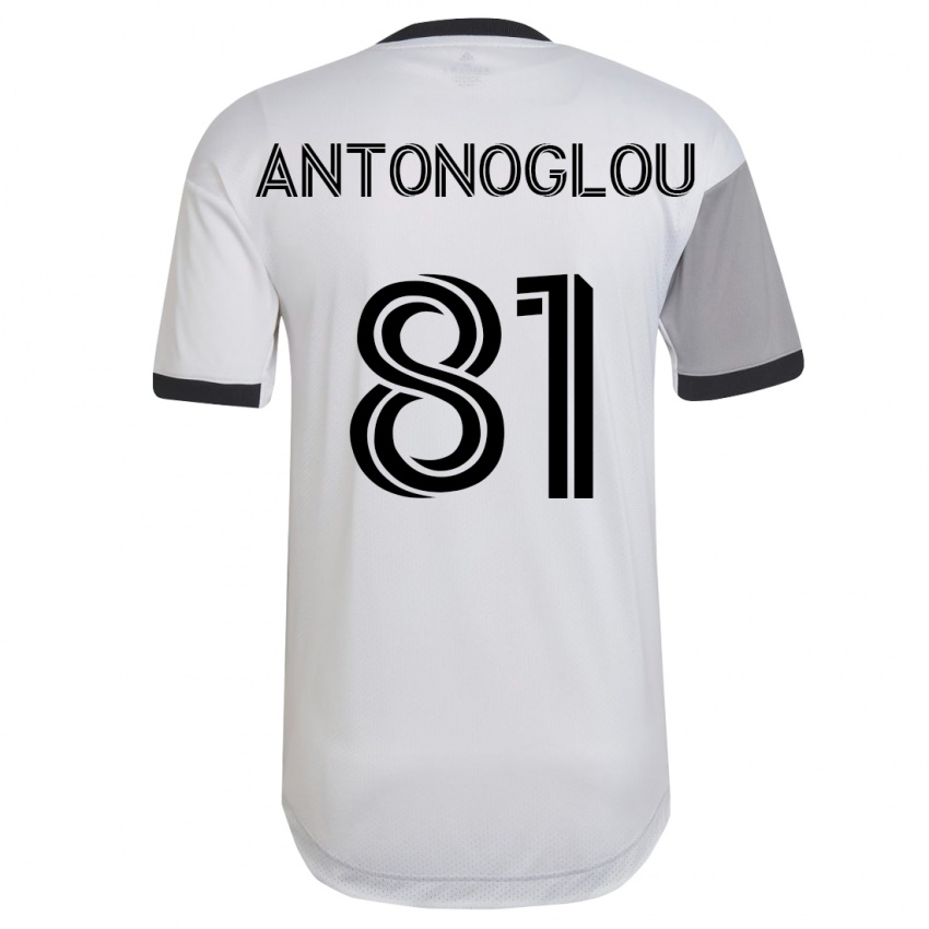 Homem Camisola Themi Antonoglou #81 Branco Alternativa 2023/24 Camisa Brasil
