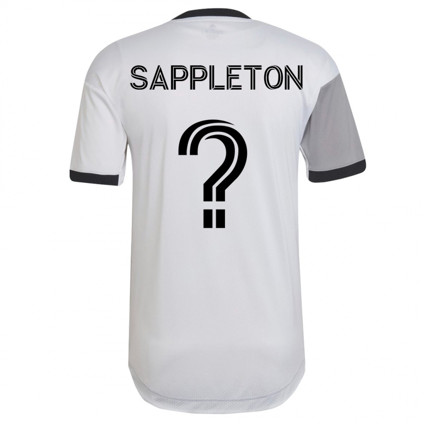 Homem Camisola Spencer Sappleton #0 Branco Alternativa 2023/24 Camisa Brasil